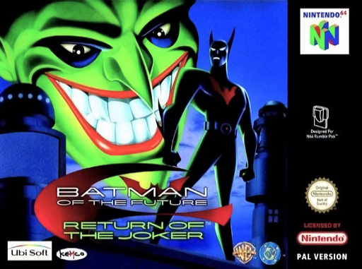 Batman of the Future box art for Nintendo 64